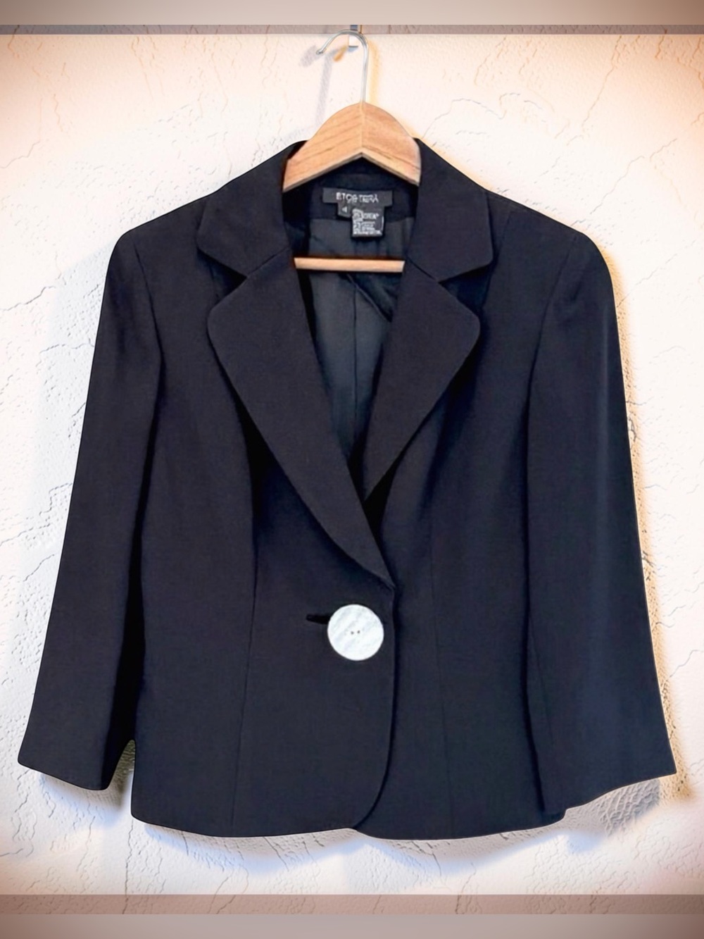 Etcetera Women's Black Blazer Jacket Size 4